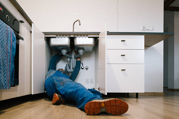 Professional Drain Cleaning technician working in Pine Island, TX